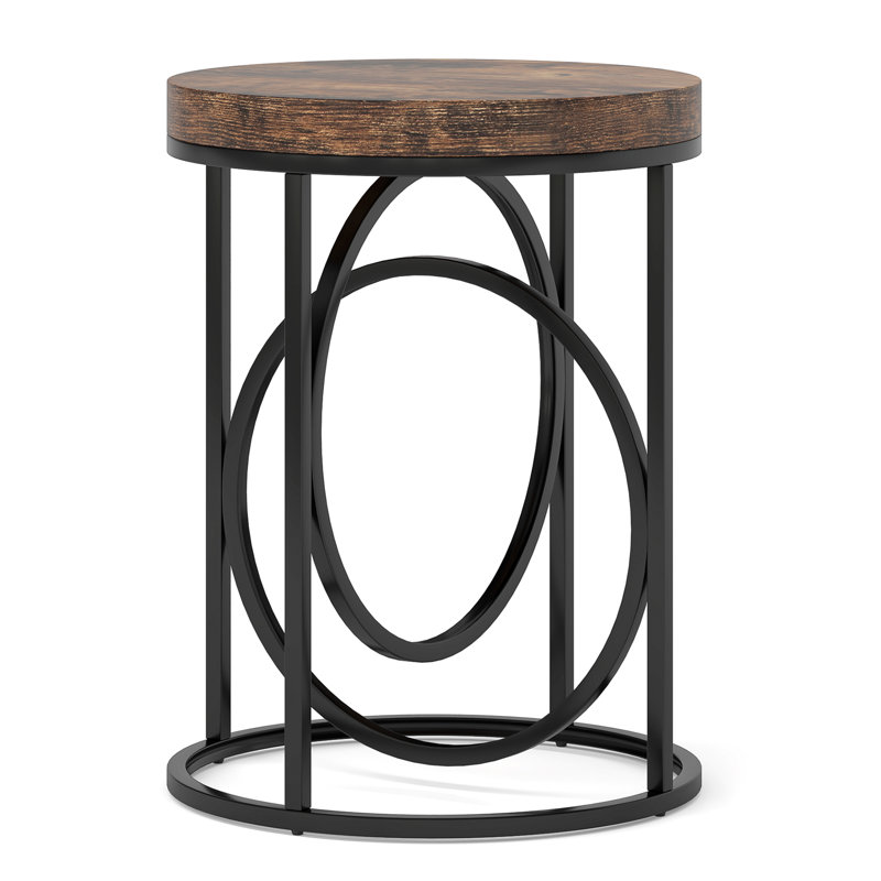 17 Stories Kashten Round End Table | Wayfair